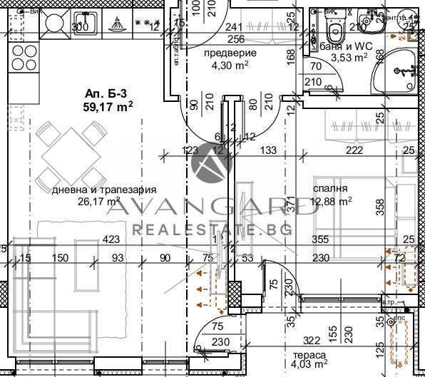 Продава се Двустаен апартамент в Пловдив, Тракия - 70 кв.м за 1450 €/кв.м - Снимка #7