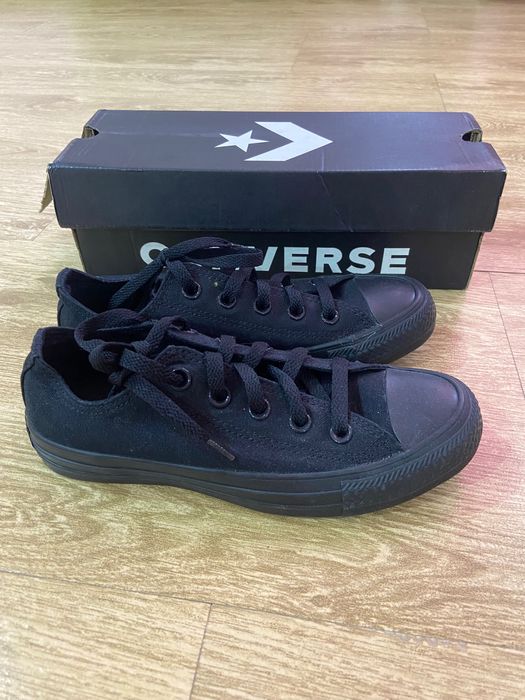 Черные кеды Converse