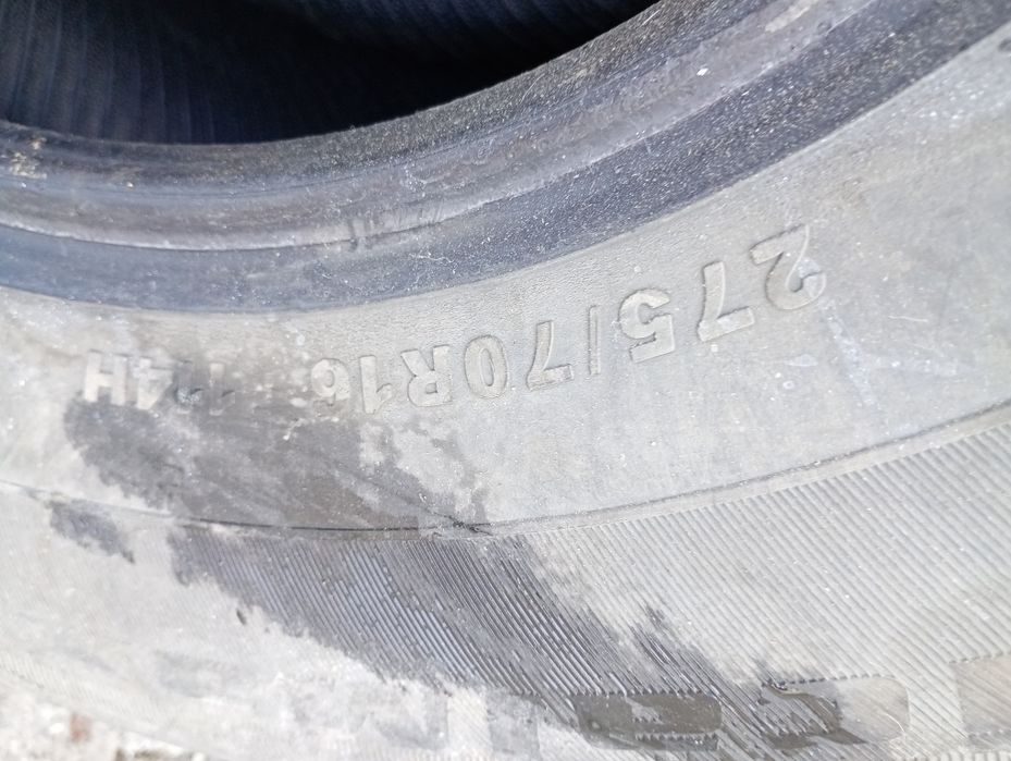 Продам летние шины 275/70/16