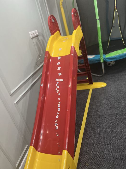 Батут и горка, можно отдельно