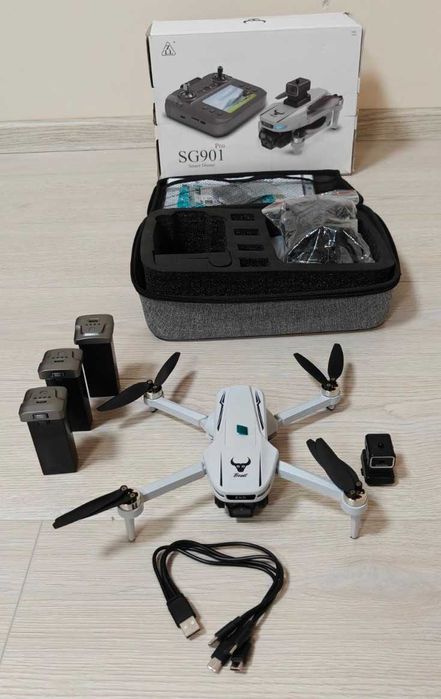 Дрон SG901 PRO (Контролер с екран) до 500м и 20 мин време на полет