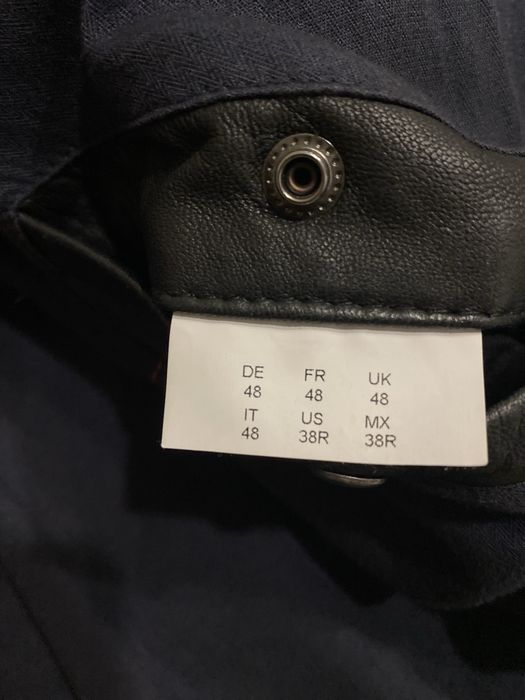 Geaca de piele naturala Hugo Boss