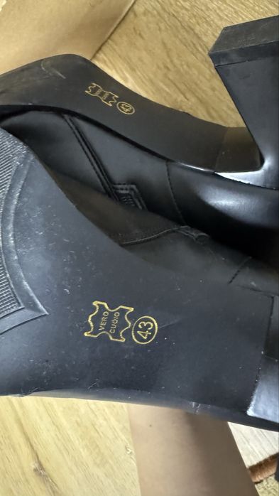 Натуральная кожа ботильены/сапоги