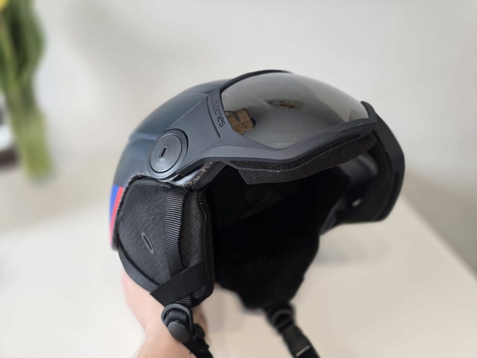 Casca ski barbati Salomon cu viziera