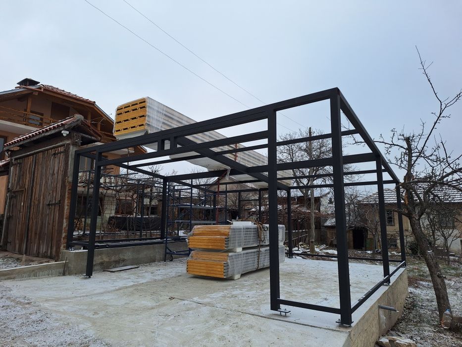 Метални конструкции,сглобяеми къщи,термопанели,метални къщи,халета