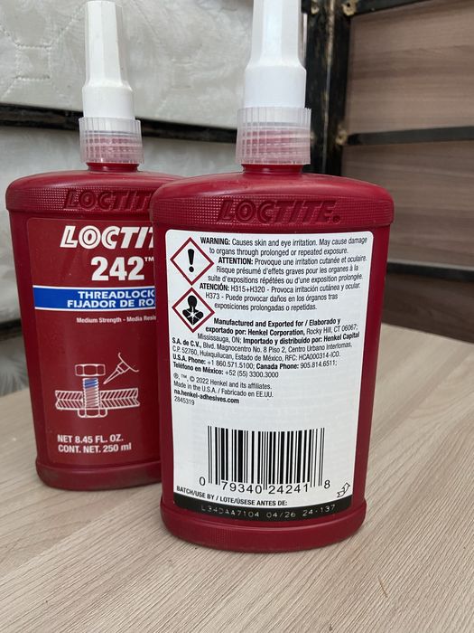 Фиксатор резбы Loctite 242 (250 ml)