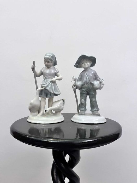 Set statuete bibelouri germane MO Metzler & Ortloff bibelou figurina