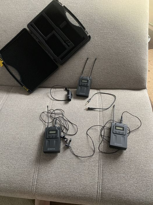 Sistem de microfon wireless dual UHF Boya BY-WM8 Pro-K2