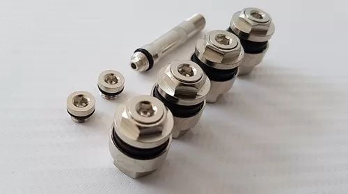 Valve ascunse din INOX pentru jante de aliaj - tip IMBUS