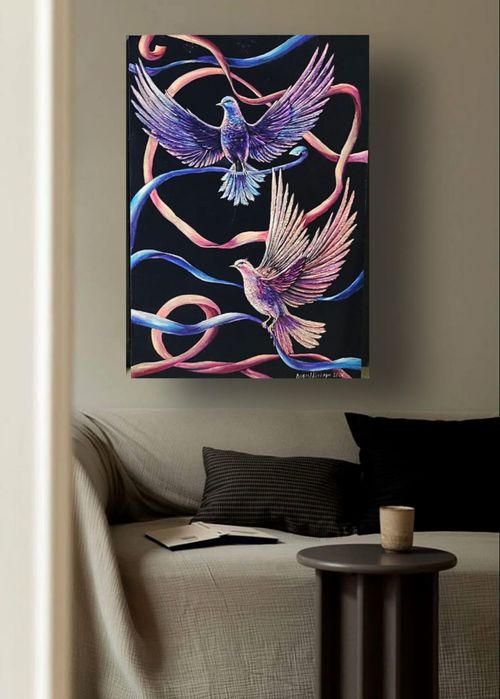 Картины маслом на бархате