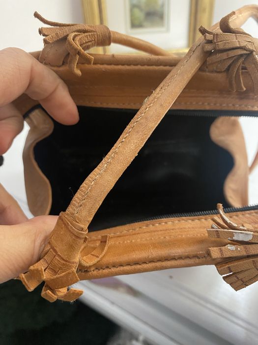 Geanta boho piele