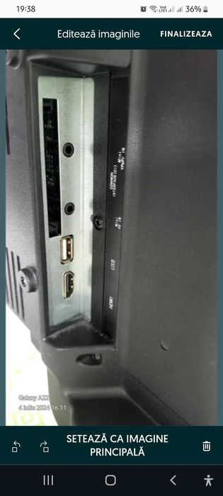 Tv telefunken 60 cm  led hd