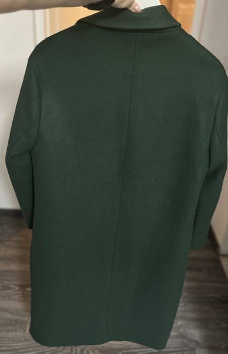 Palton dama verde inchis