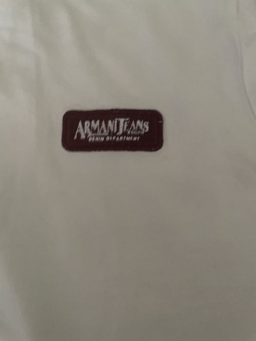 Тениска S размер, цвят слонова кост маркова