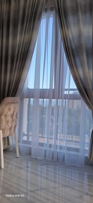 Плътни завеси 8бр. + 8бр. колани за стена