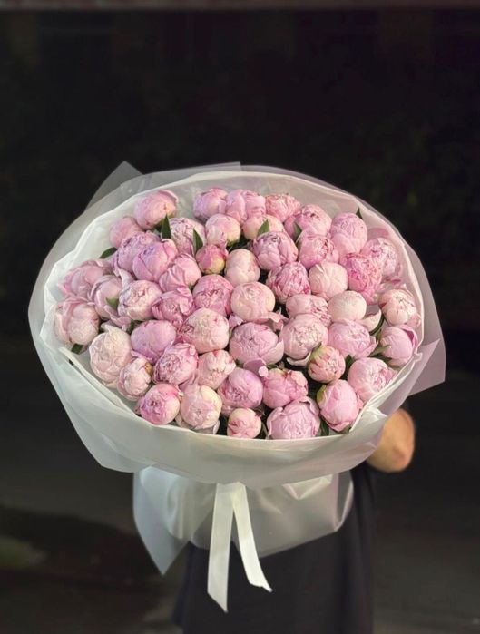 Фиалки, голландские пионы