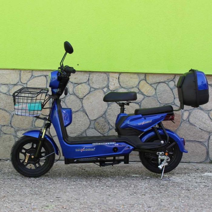 Електрически скутер-велосипед MaxMotors EBZ 14 500W - BLUE