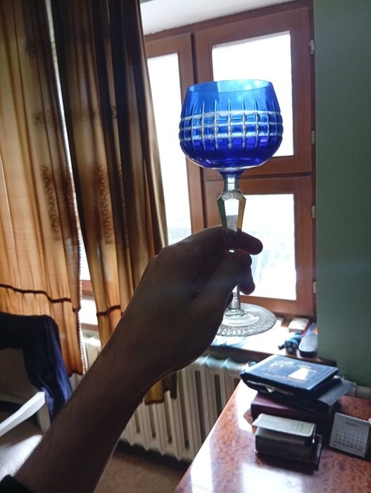 Фужеры из цветного хрусталя