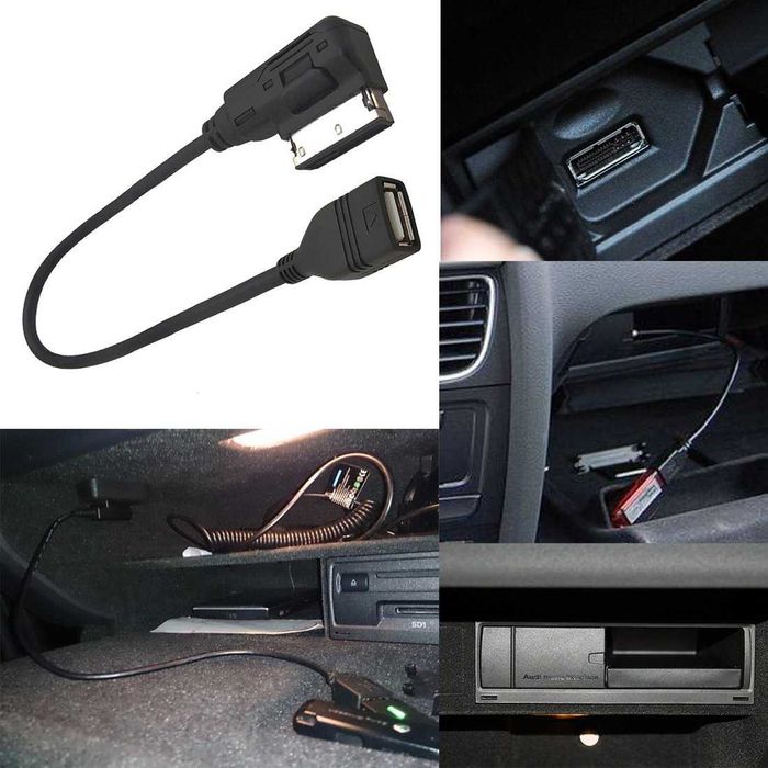 MDI AMI MMI USB кабел за връзка с мултимедията на VW, Audi, Seat, Skod