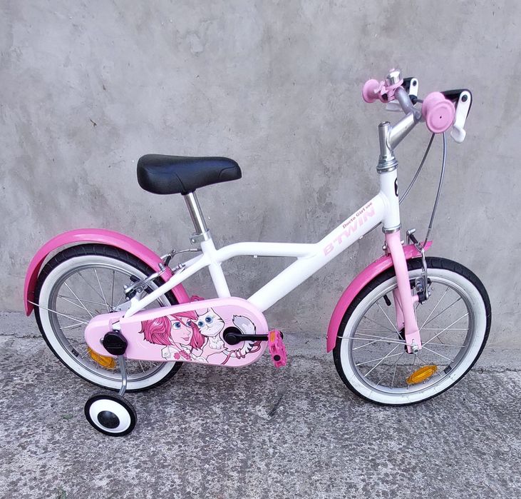Bicicletă de copii B ' TWIN cadru din oțel pe 16 inchi