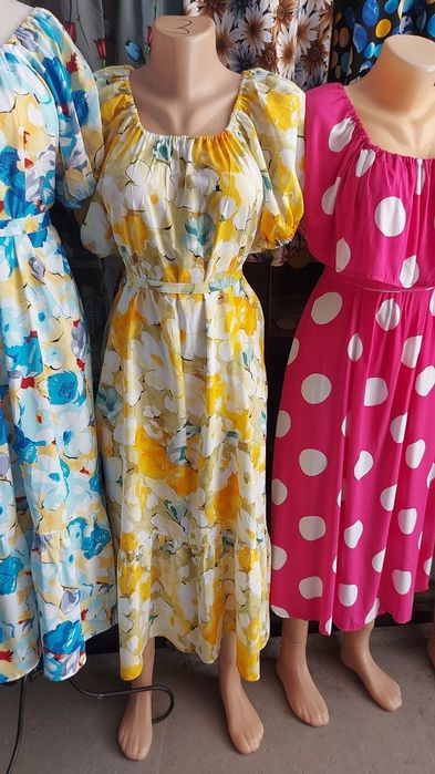 Платья паплин размеры стандартные подойдут на 46-52