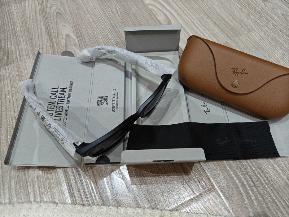 Продам RayBan Meta Wayfarer RW4008 Matte Black умные очки!