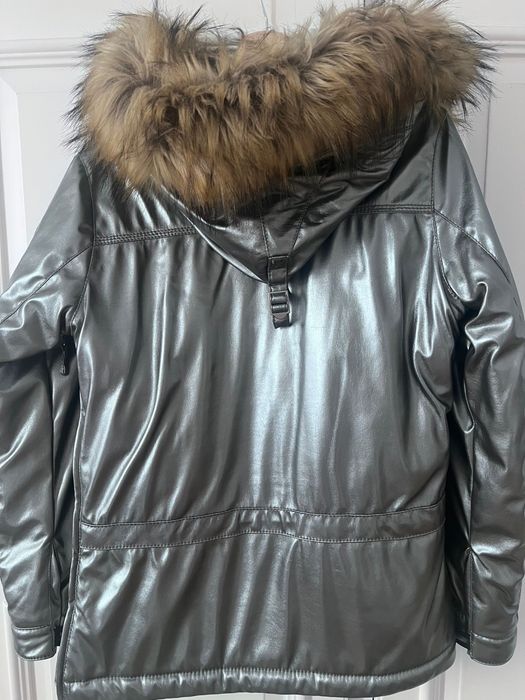 Geaca ( hanorac ) Napapijri metalic grey limited edition