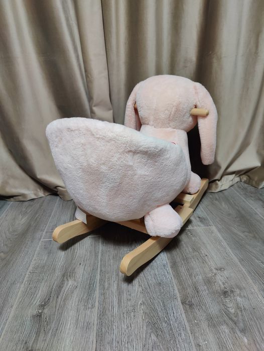 Balansoar copii iepuras roz Homcom