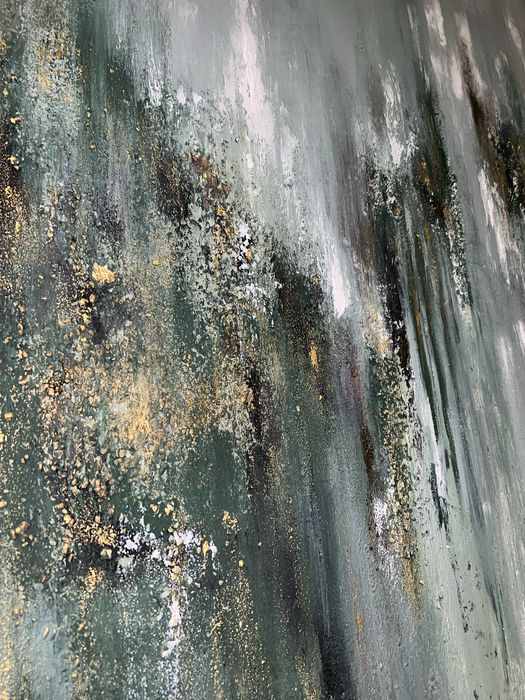 Tablou abstract, contemporan, în relief- pictura realizata manual