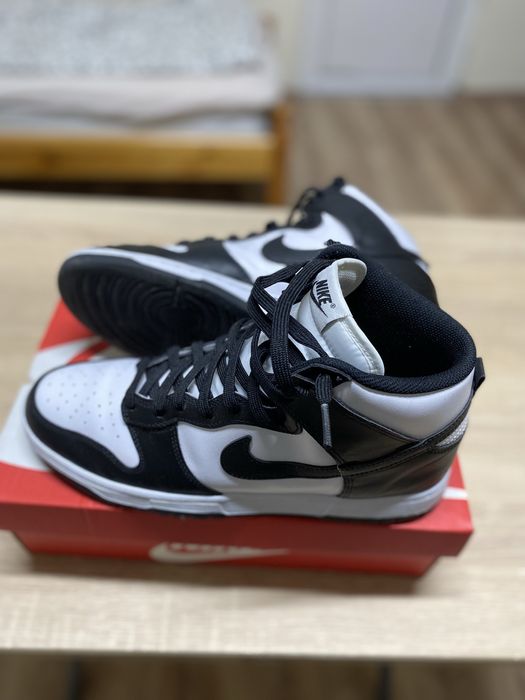 Nike Dunk High Panda (черно-бяло)