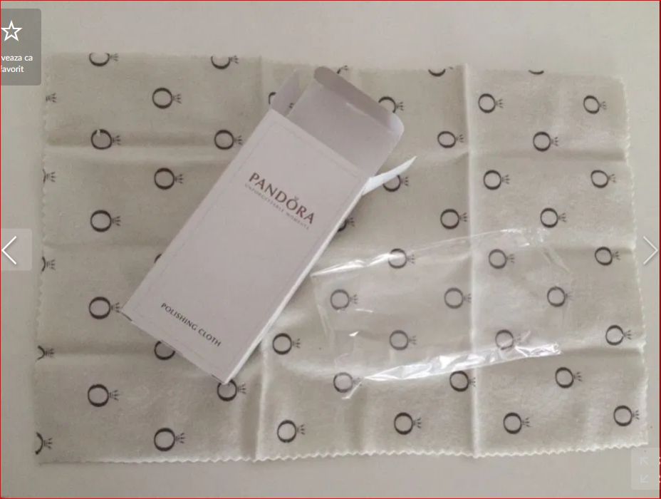 Pungi /Cuti bijuterii si servetele PANDORA noi