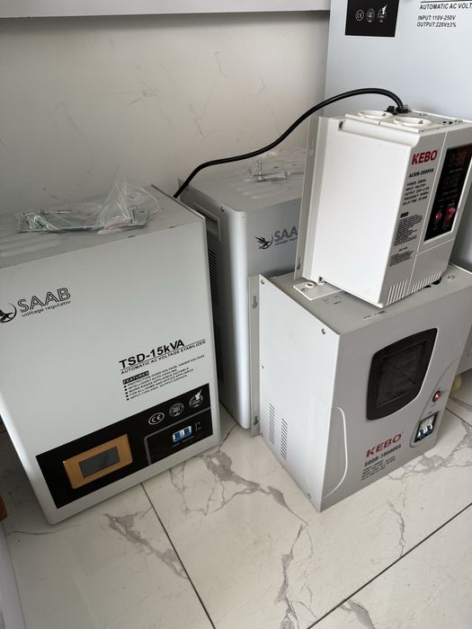 Стабилизатор напряжения 220В ва 380В латерный SAAB stabilizator