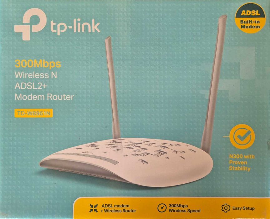 Модем TP-Link ADSL 300 Mbps Wi-Fi