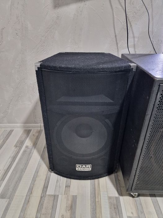 Тонколони 15-ски + 18-ска активна бас каса + усилвател/миксер