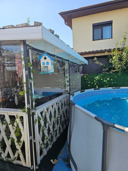 Inchidere terasa cu folie transparenta