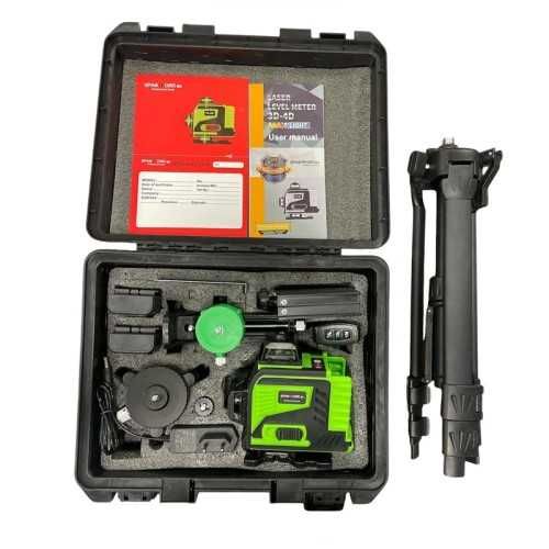 4D лазерен нивелир с 16 линии четири точков със зелен лазер KraftRoyal
