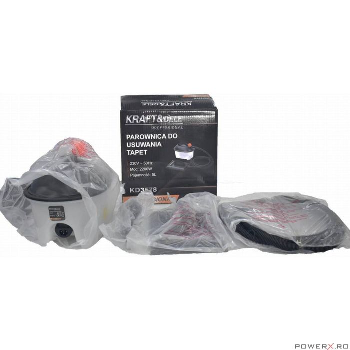 Statie cu abur pentru indepartat tapet, 2200 W 5 litri, Kraft