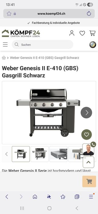 Grătar Weber Gaz  II E410