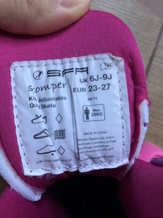 Patine cu rotile marime reglabila 23-27 SFR Stomper Girls