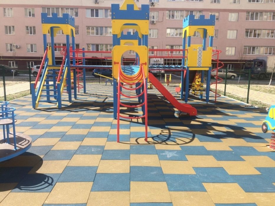 резиновый плитка для детская игровая площадка