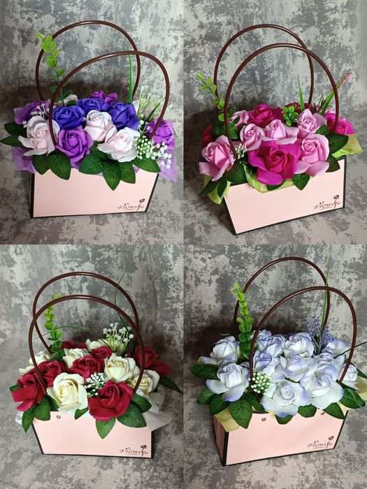 Мыльные букеты на любой вкус