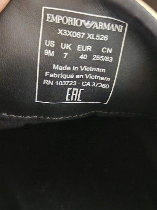 Emporio Armani оригинални дамски сникърси