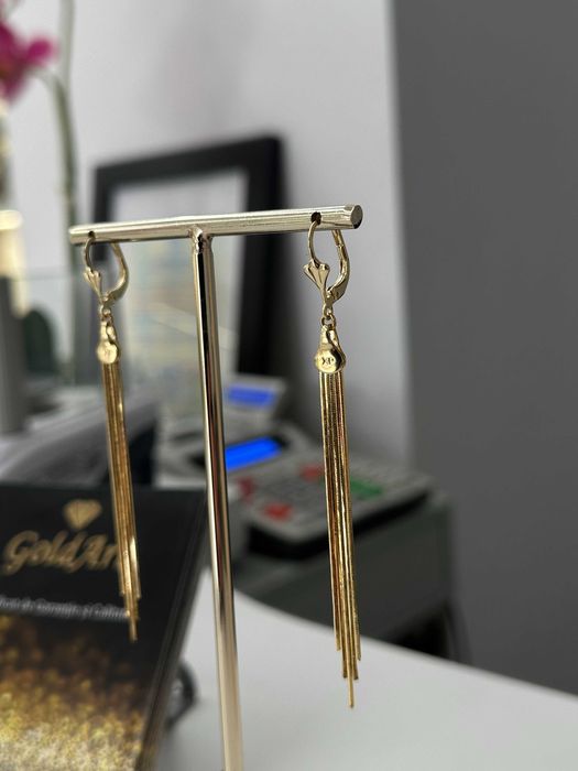 Cercei Placati cu Aur