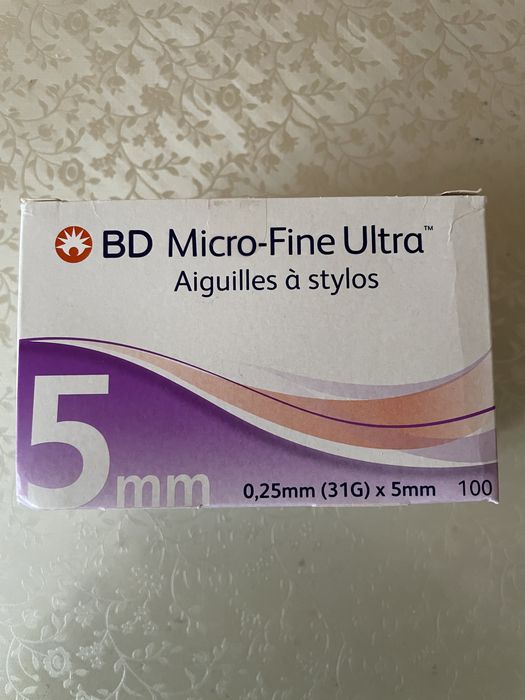 Ace pen insulina 5 mm * 0,25 mm