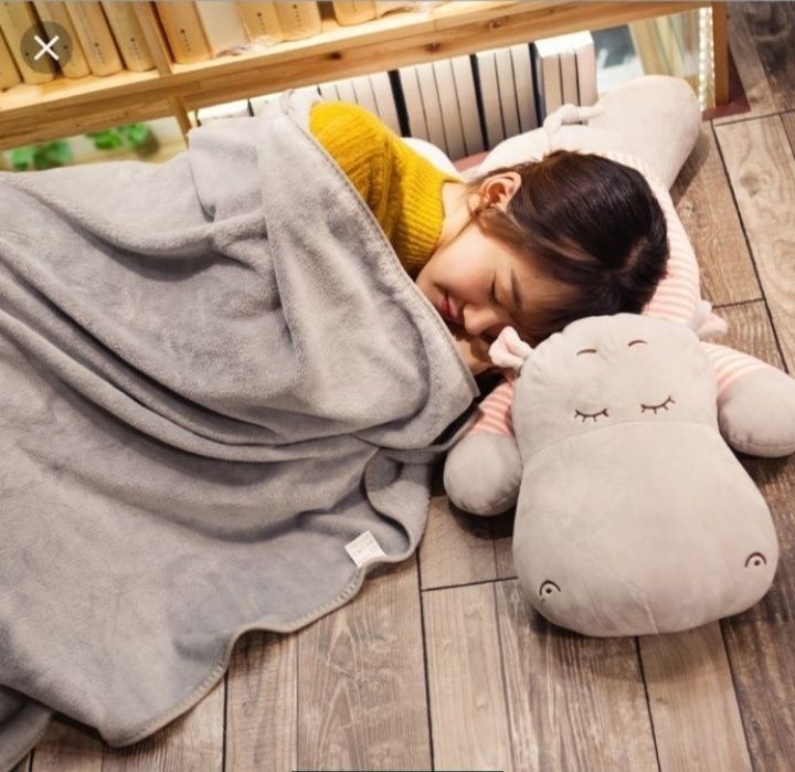 Одеяло, подушка, игрушка - 3 в1.