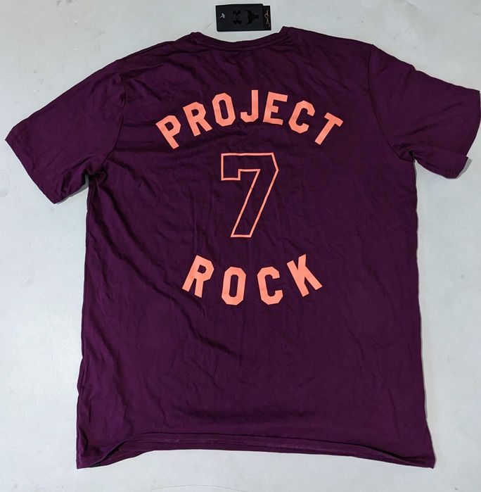 Under Armour Project Rock N:7 мъжка червена тениска ХЛ от Дащ