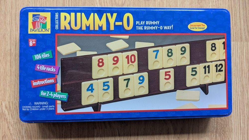 Joc Remi / Rummy-O Pavilion Collector's Edition (Cutie Metalică)