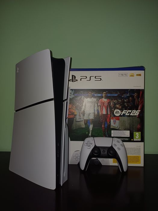PlayStation 5 Slim (PS5) Disk Edition 1TB + Casti Gaming HyperX