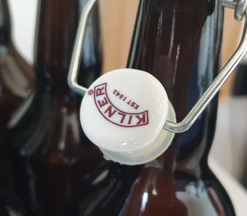 Бутилки Kilner с керамични бугелни тапи и силиконови уплътнения (8 бр)