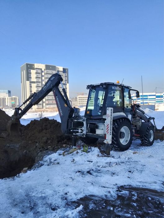 Услуги эксковатора погрузчика
